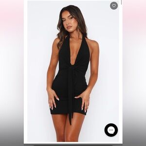 White Fox - NWT Let's Get Loud Mini Dress Black